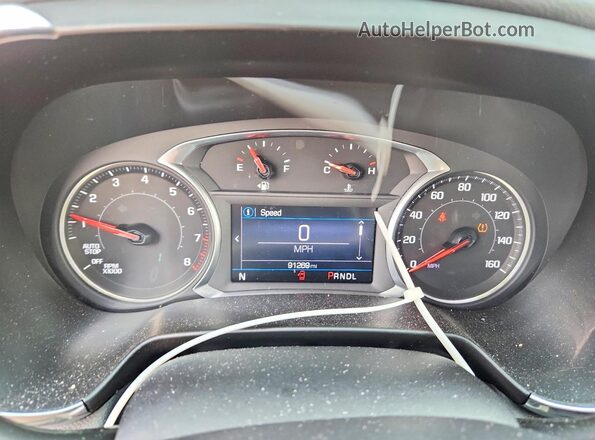 3GNKBBRA1LS537846 2020 CHEVROLET BLAZER Blue Սարքավորումների վահանակի տեսք