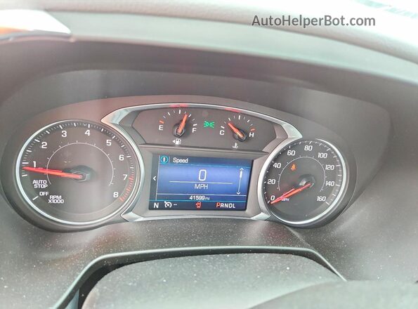 3GNKBBRA1LS714525 2020 CHEVROLET BLAZER White Instrument cluster view
