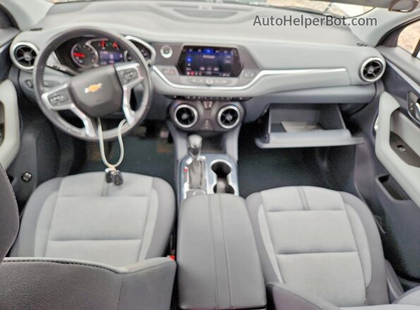 3GNKBBRA1LS714525 2020 CHEVROLET BLAZER White Dashboard view