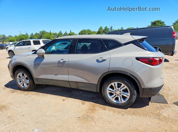 3GNKBBRA2MS557685 2021 CHEVROLET BLAZER Tan უკანა მარცხენა