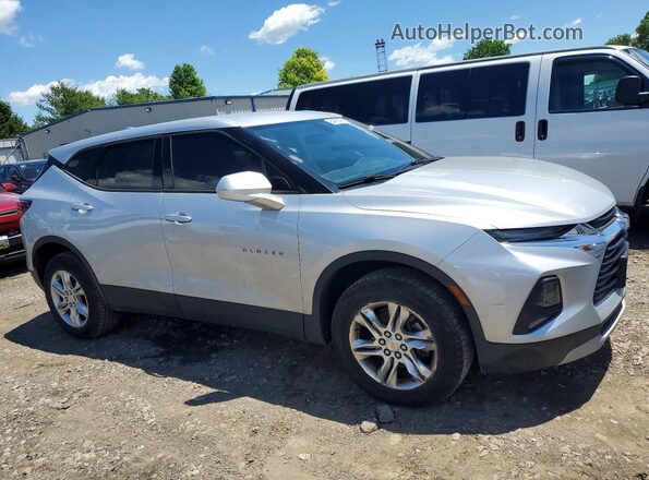 3GNKBBRA3LS596848 2020 CHEVROLET BLAZER Silver Передня права чверть