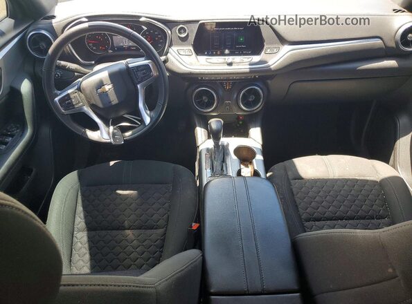 3GNKBBRA3LS596848 2020 CHEVROLET BLAZER Silver Вид панелі приладів