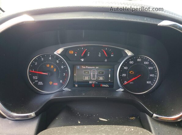 3GNKBBRA3LS596848 2020 CHEVROLET BLAZER Silver Вид щитка приладів