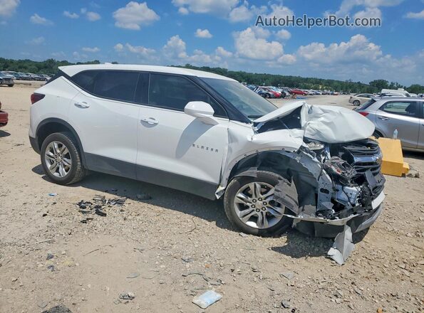 3GNKBBRA3MS537199 2021 CHEVROLET BLAZER White Delantero derecho