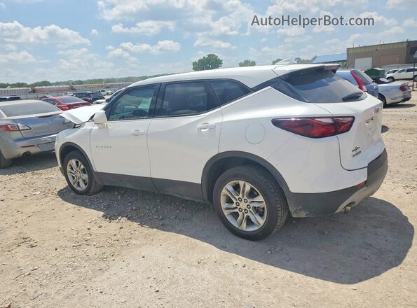 3GNKBBRA3MS537199 2021 CHEVROLET BLAZER White Trasero izquierdo