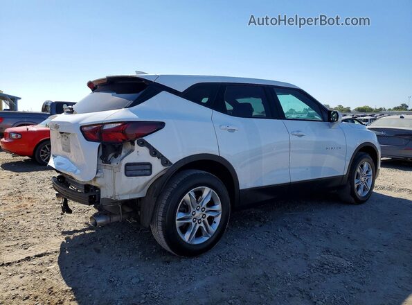 3GNKBBRA3MS580666 2021 CHEVROLET BLAZER Белый Задняя правая четверть