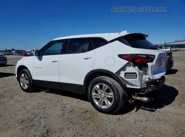 3GNKBBRA3MS580666 2021 CHEVROLET BLAZER Белый Задняя левая четверть