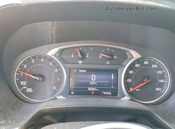 3GNKBBRA3MS580666 2021 CHEVROLET BLAZER Белый Вид щитка приборов