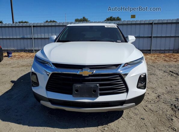 3GNKBBRA3MS580666 2021 CHEVROLET BLAZER Белый Вид спереди