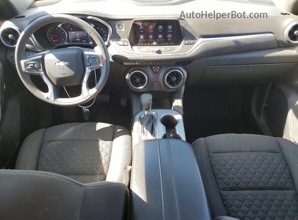 3GNKBBRA3MS580666 2021 CHEVROLET BLAZER Белый Вид панели приборов