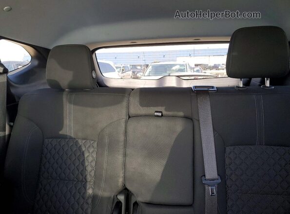 3GNKBBRA4MS527605 2021 CHEVROLET BLAZER Silver უკანა სავარძლების ხედი