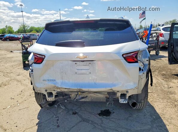 3GNKBBRA4MS527605 2021 CHEVROLET BLAZER Silver უკანა ხედი