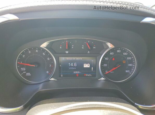 3GNKBBRA4MS527605 2021 CHEVROLET BLAZER Silver ხელსაწყოთა პანელის ხედი