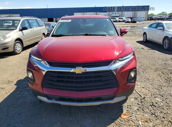3GNKBBRA7KS692075 2019 CHEVROLET BLAZER Red Вид спереду