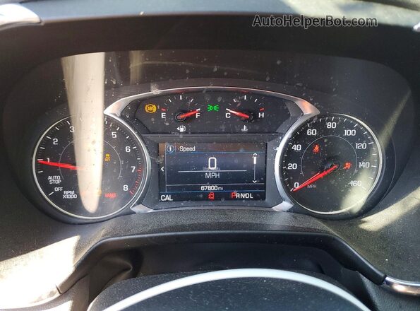 3GNKBBRA7KS692075 2019 CHEVROLET BLAZER Red Вид щитка приладів