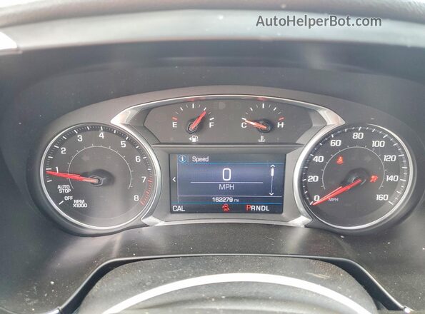 3GNKBBRA7KS697129 2019 CHEVROLET BLAZER Gray Вид щитка приладів