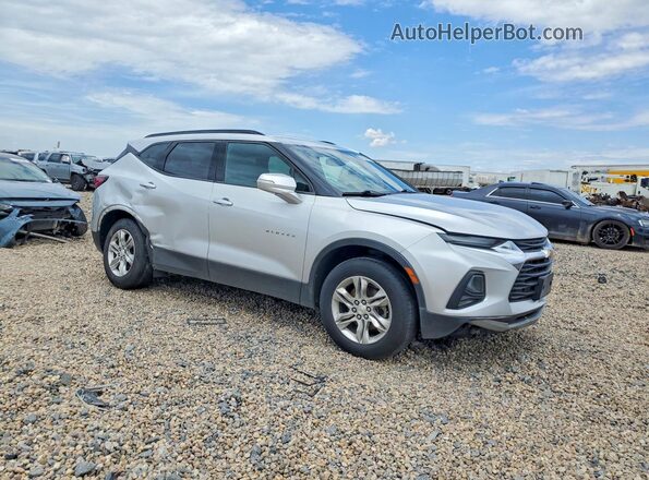 3GNKBBRA7KS697129 2019 CHEVROLET BLAZER Gray Передня права чверть