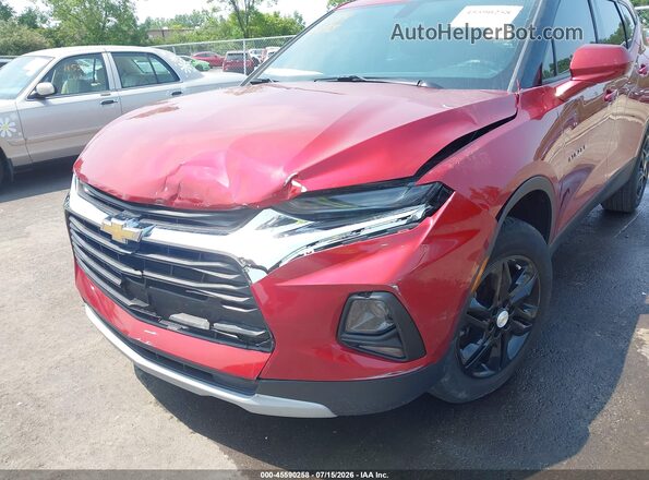 3GNKBBRA7LS668070 2020 CHEVROLET BLAZER Red Вид салону спереду