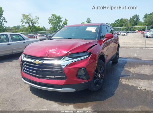 3GNKBBRA7LS668070 2020 CHEVROLET BLAZER Red Передня ліва чверть