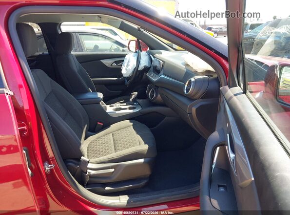 3GNKBBRA8KS684342 2019 CHEVROLET BLAZER Red Widok wnętrza z przodu