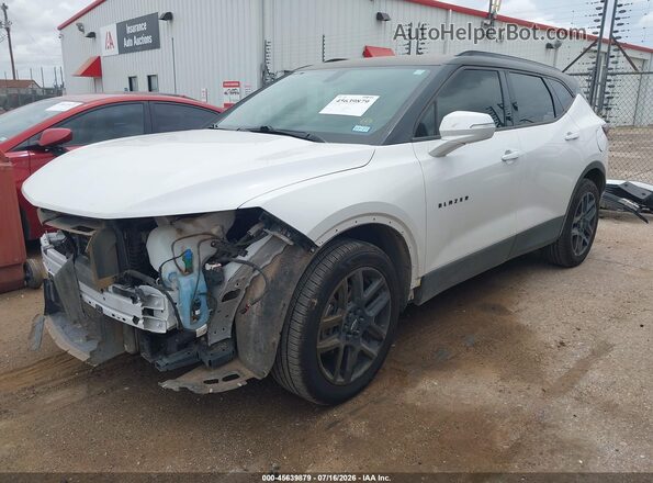 3GNKBBRAXLS542883 2020 CHEVROLET BLAZER White Front left