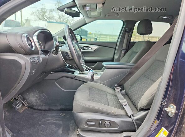 3GNKBBRAXLS610308 2020 CHEVROLET BLAZER Blue წინა სალონის ხედი
