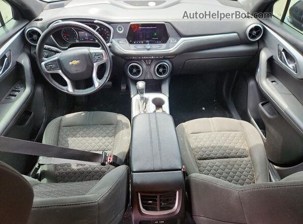 3GNKBBRAXLS610308 2020 CHEVROLET BLAZER Blue წინა პანელის ხედი