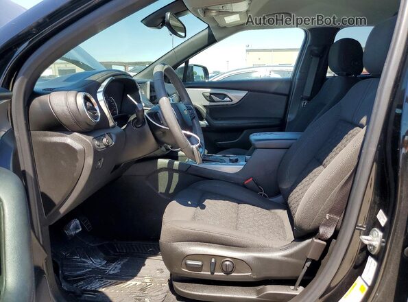 3GNKBCR40NS177407 2022 CHEVROLET BLAZER Black Вид салону спереду