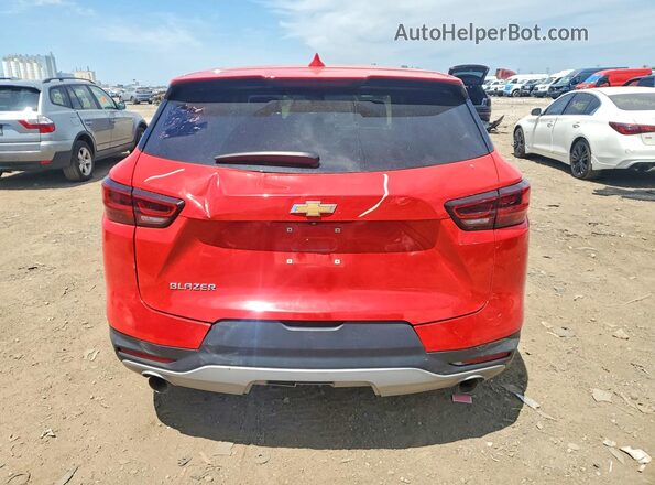 3GNKBCR40PS132521 2023 CHEVROLET BLAZER Red Vista trasera