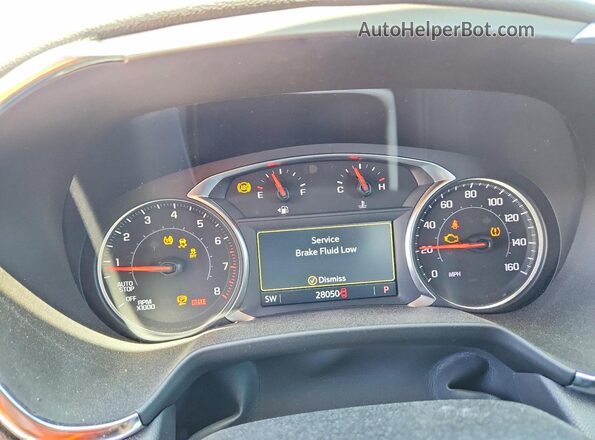 3GNKBCR40SS142216 2025 CHEVROLET BLAZER Silver Vista del cuadro de instrumentos