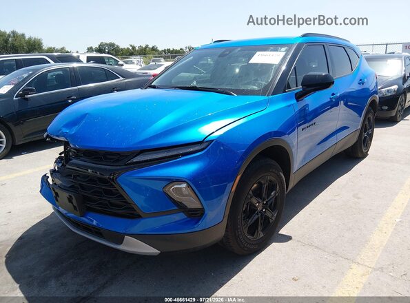 3GNKBCR41SS140216 2025 CHEVROLET BLAZER Blue Vista tres cuartos delantera izquierda