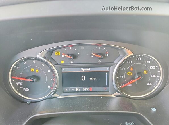 3GNKBCR41SS212757 2025 CHEVROLET BLAZER Blue Instrument cluster view