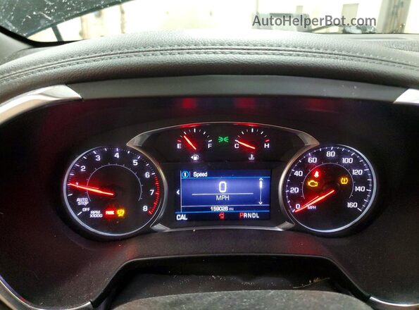 3GNKBCR42LS615339 2020 CHEVROLET BLAZER Black Вид щитка приладів