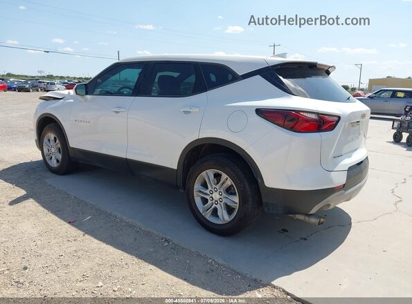 3GNKBCR42MS580917 2021 CHEVROLET BLAZER White უკანა მარცხენა