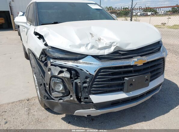 3GNKBCR42MS580917 2021 CHEVROLET BLAZER White წინა ხედი