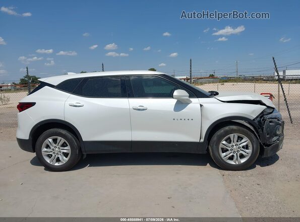 3GNKBCR42MS580917 2021 CHEVROLET BLAZER White უკანა სალონის ხედი
