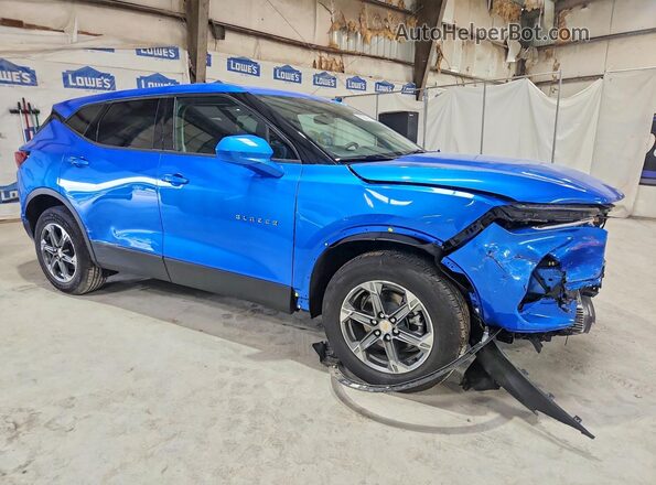 3GNKBCR42TS161707 2026 CHEVROLET BLAZER Синий Передняя правая четверть