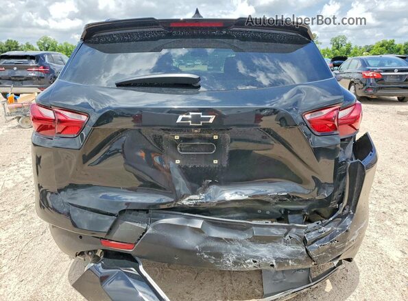3GNKBCR43NS143056 2022 CHEVROLET BLAZER Black Vista trasera