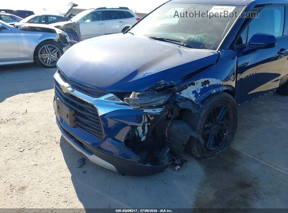 3GNKBCR43NS163159 2022 CHEVROLET BLAZER Blue Դիմացի տեսք