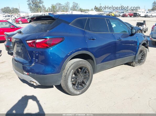 3GNKBCR43NS163159 2022 CHEVROLET BLAZER Blue Հետևի աջ