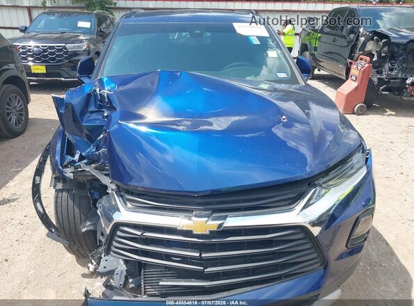 3GNKBCR43NS197215 2022 CHEVROLET BLAZER Blue Սարքավորումների վահանակի տեսք