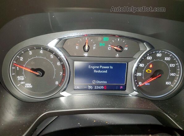 3GNKBCR43PS181261 2023 CHEVROLET BLAZER Black Instrument cluster view