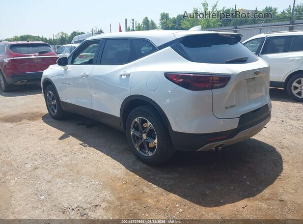 3GNKBCR43SS155378 2025 CHEVROLET BLAZER White Trasero izquierdo