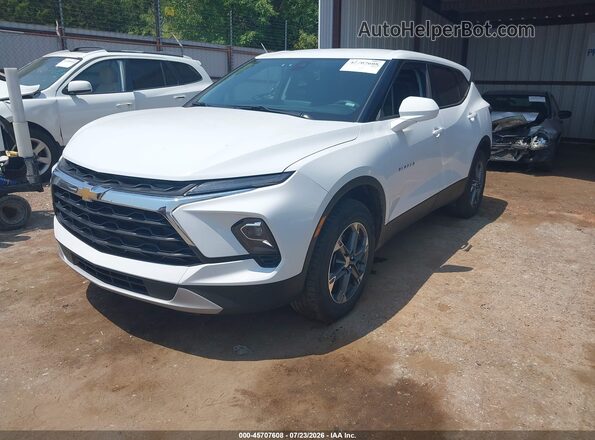 3GNKBCR43SS155378 2025 CHEVROLET BLAZER White Vista tres cuartos delantera izquierda