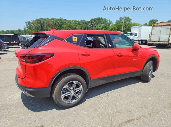 3GNKBCR43SS267730 2025 CHEVROLET BLAZER Orange Trasero derecho