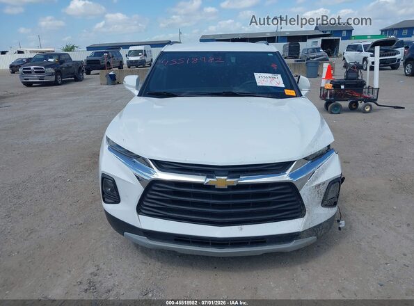 3GNKBCR44MS545859 2021 CHEVROLET BLAZER White Вид щитка приладів