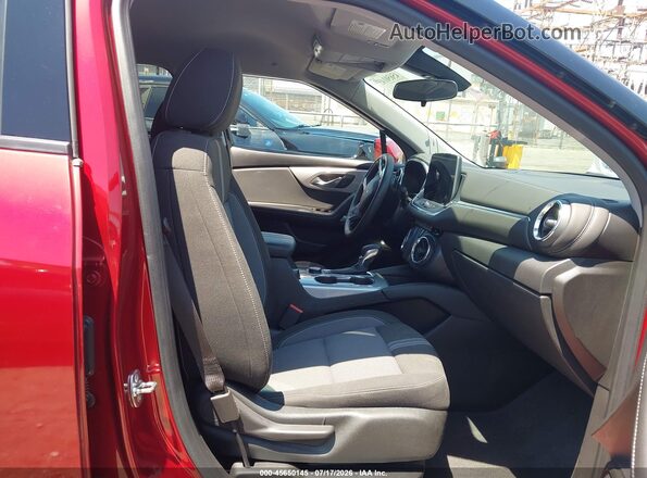 3GNKBCR44RS161037 2024 CHEVROLET BLAZER Maroon Front interior view