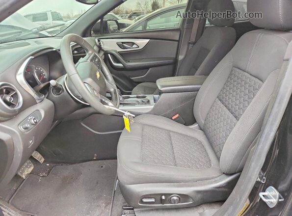 3GNKBCR45MS514913 2021 CHEVROLET BLAZER Black Front interior view