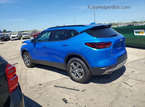 3GNKBCR45RS260207 2024 CHEVROLET BLAZER Blue უკანა მარცხენა