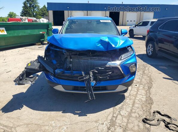 3GNKBCR45RS260207 2024 CHEVROLET BLAZER Blue წინა ხედი